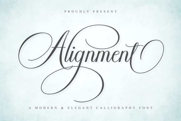 Alignment: A Stylish Script for Elegant Branding