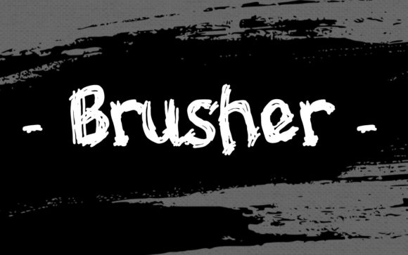 Brusher Font: Perfect for Halloween and Edgy Designs