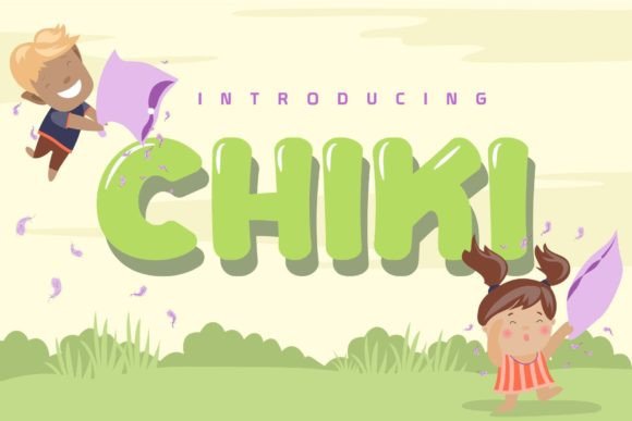 Chiki: The Modern Display Font for Playful Design