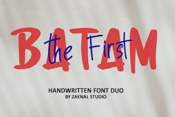 First Batam: The Friendly Display Font for Vibrant Designs