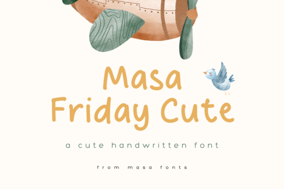 Masa Friday Cute: Your Go-To Font for Joyful Designs