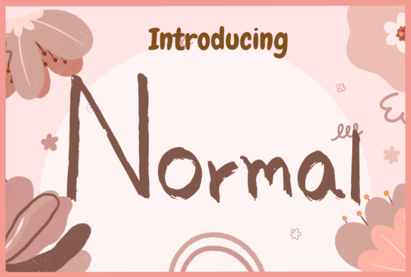 Normal: The Handwritten Font with Quirky Charm and Real Versatility