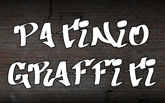 Patinio Graffiti: A Modern Typeface for Bold Streetwear and Branding