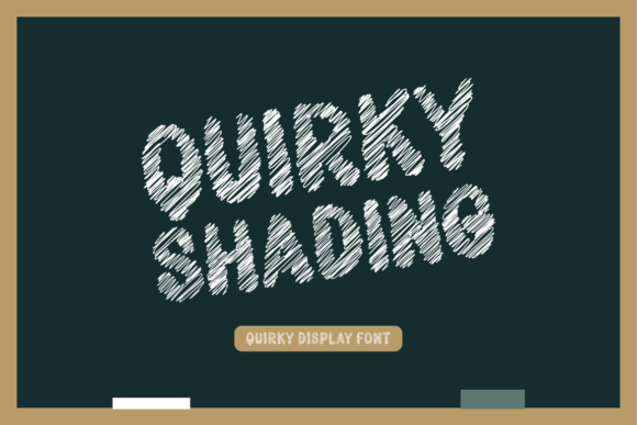 Quirky Shading: The Handwritten Font with Personality