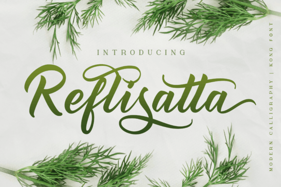 Reflisatta: The Modern Handwritten Font for Creative Projects