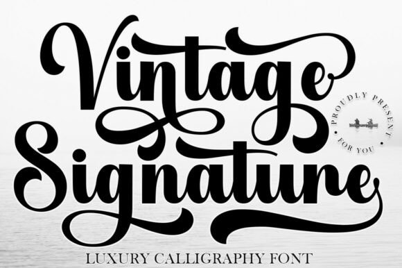 Vintage Signature: The Art of Elegant Handwriting