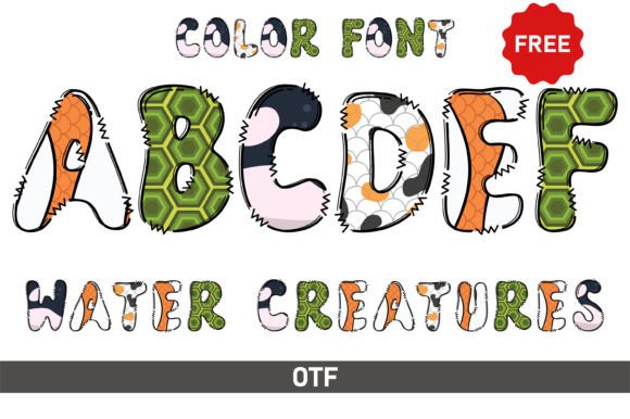 Water Creature: A Playful Font for Creative Projects